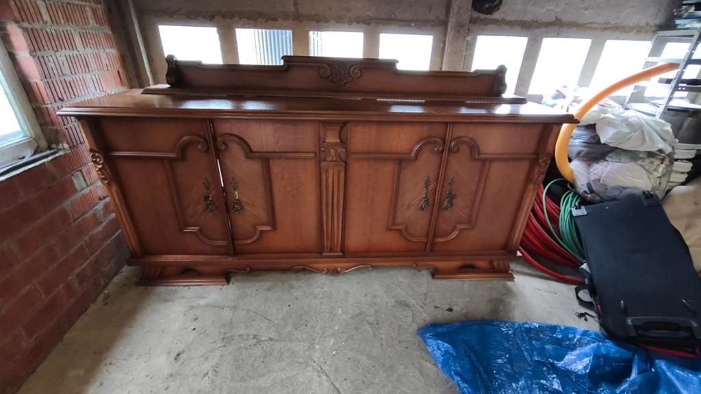 vintage  dressoir eiken mahonie, Antiek en Kunst, Antiek | Meubels | Kasten, Ophalen
