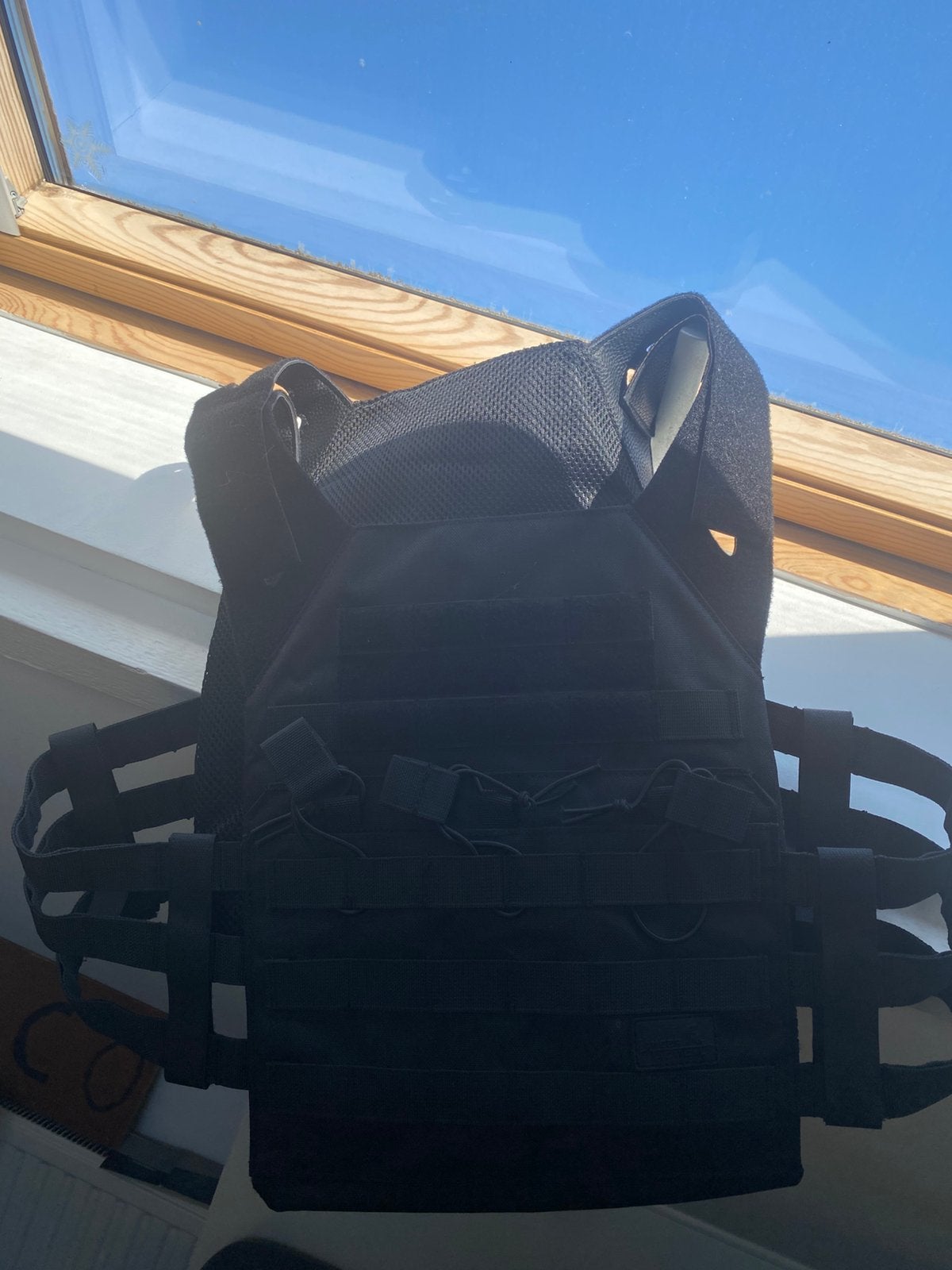 Airsoft vest, Ophalen, Zo goed als nieuw, Maat 48/50 (M), Zwart
