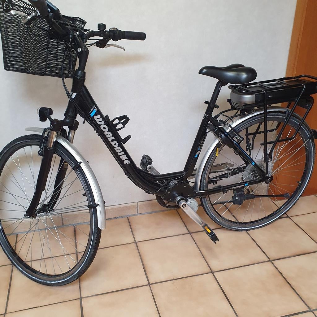 Dames elektrische fiets met middenmoto als nieuw, Ophalen of Verzenden