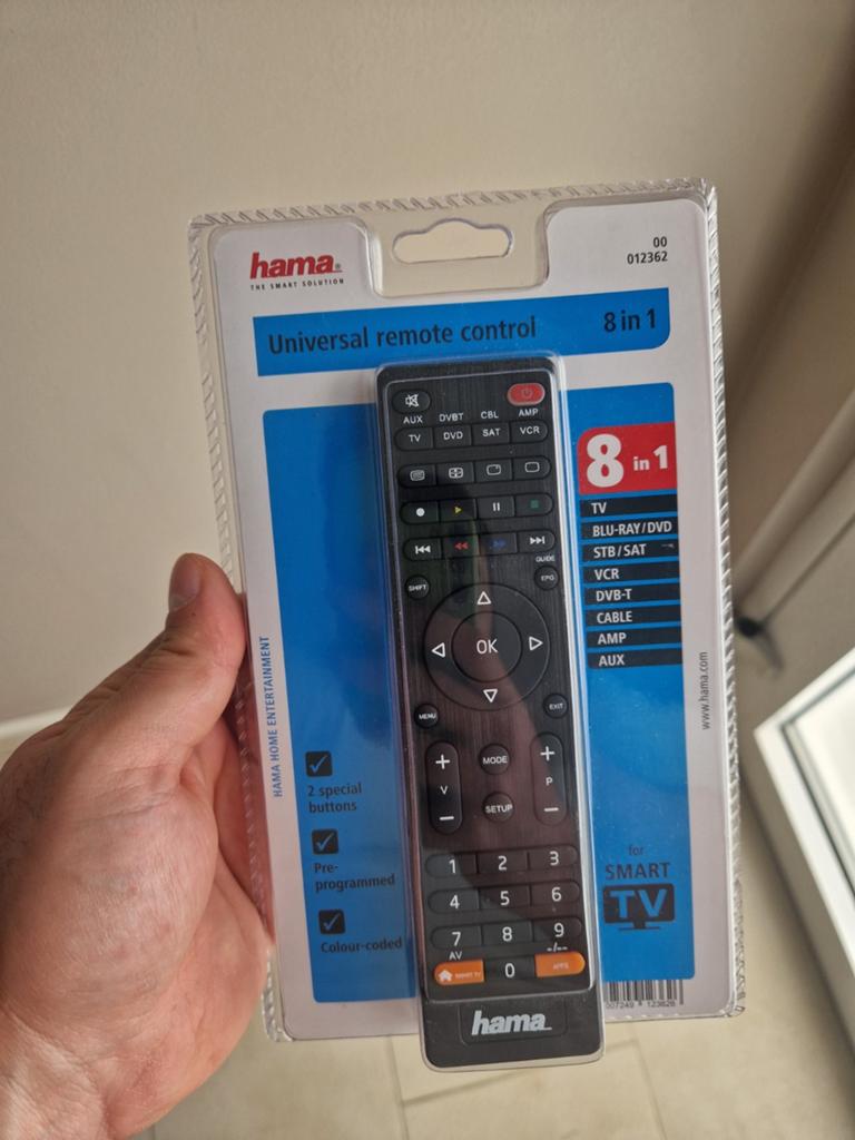 télécommande universelle 8 en 1 de la marque Hama, TV, Hi-fi & Vidéo, Télécommandes, Enlèvement