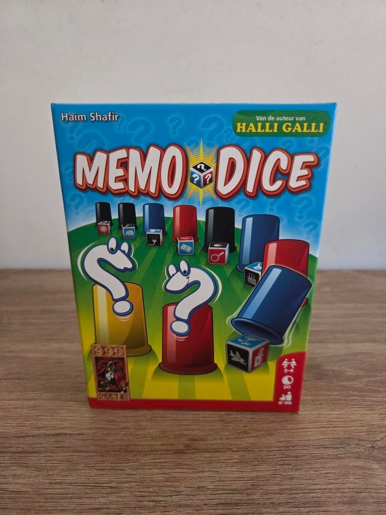 Memo Dice van 999 Games, Enlèvement ou Envoi