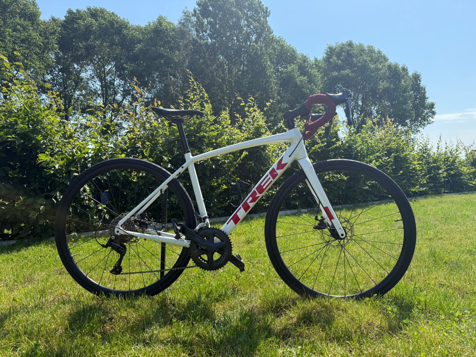 Trek Domane AL3, Fietsen en Brommers, Fietsen | Dames | Sportfietsen en Toerfietsen, Ophalen, 28 inch, Zo goed als nieuw, 15 tot 20 versnellingen