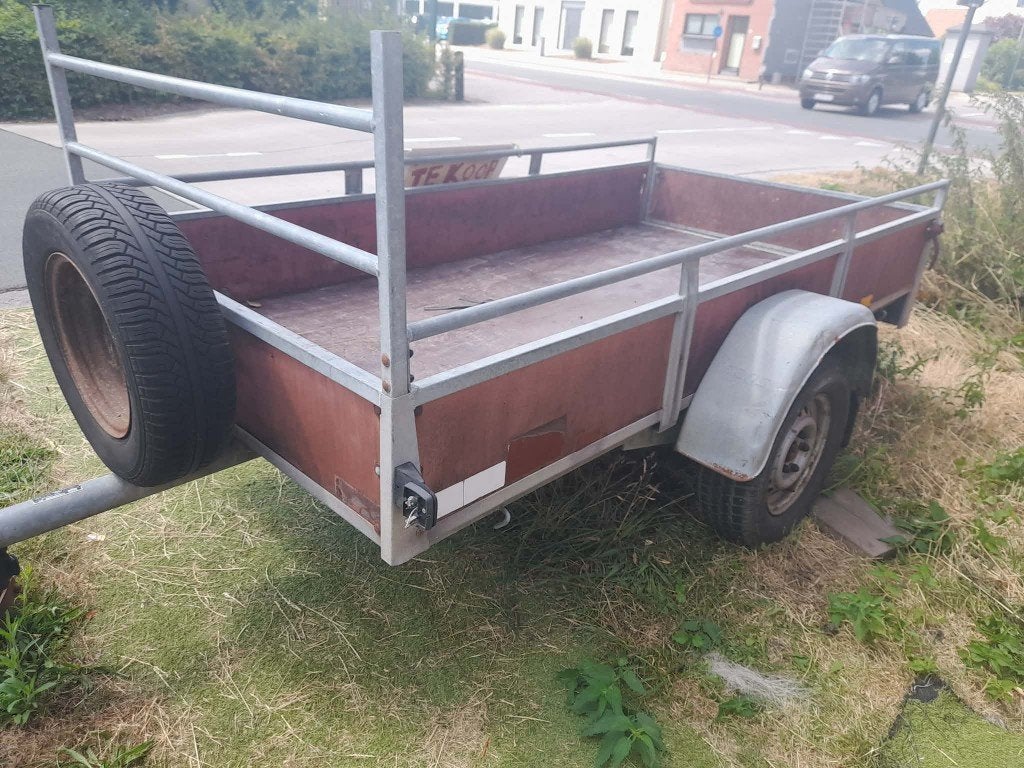enkelas aanhangwagen, Auto diversen, Aanhangers en Bagagewagens, Ophalen