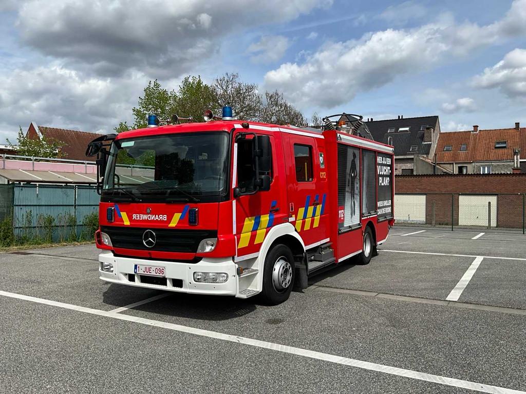 2010 Mercedes-Benz Atego brandweerwagen, Auto's, Automaat, Euro 5, Gebruikt, Overige modellen