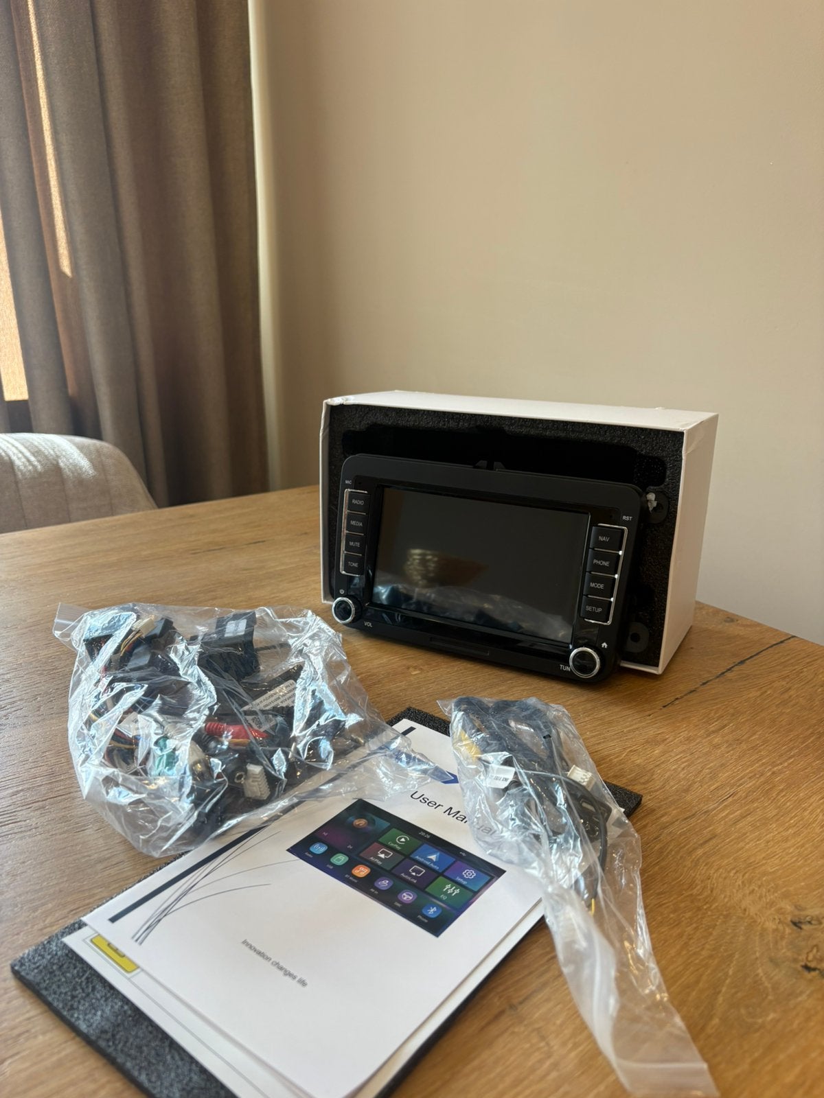 Carplay scherm VW SEAT SKODA, Auto diversen, Autoradio's, Ophalen, Nieuw