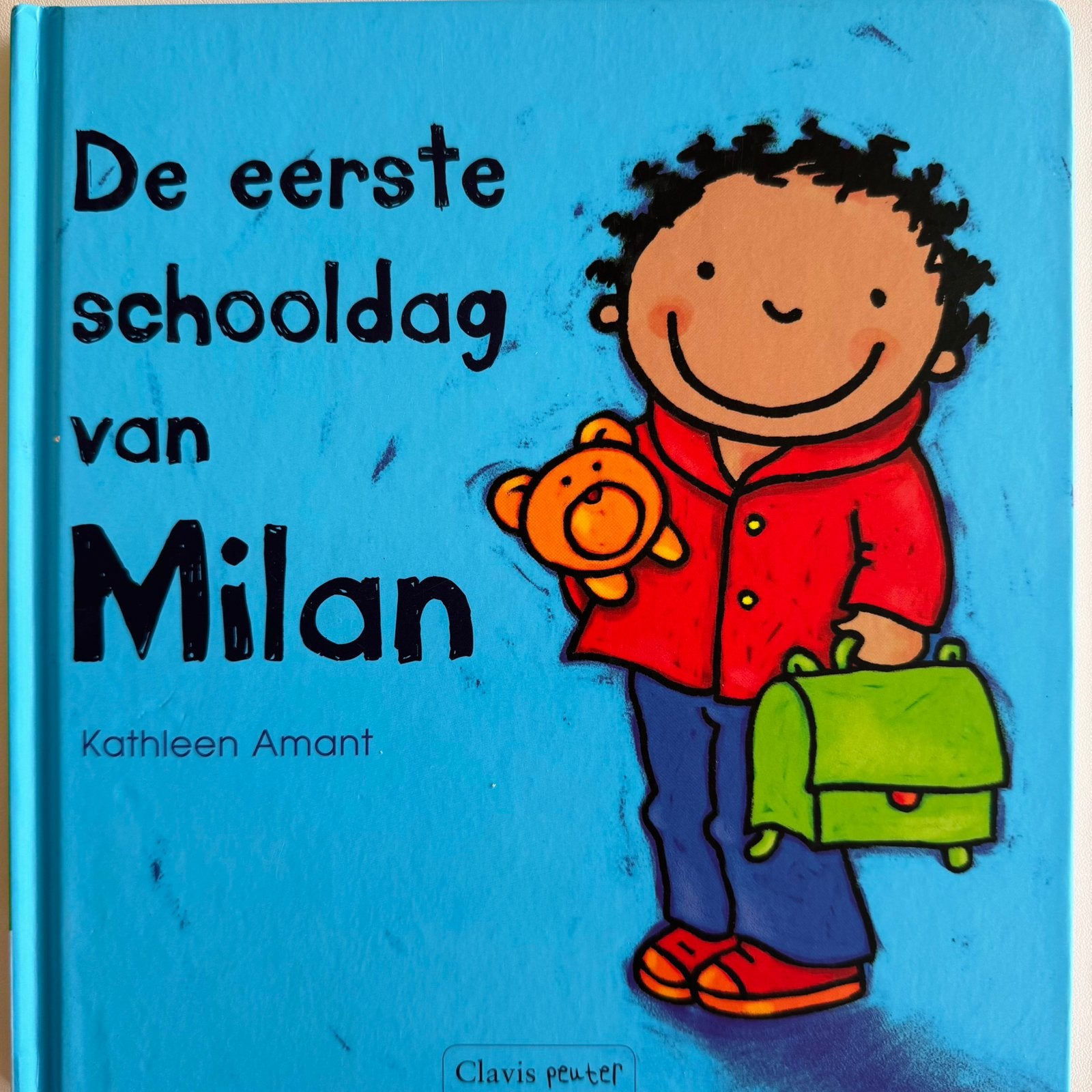 Clavis peuter: De eerste schooldag van Milan, Ophalen of Verzenden, Zo goed als nieuw