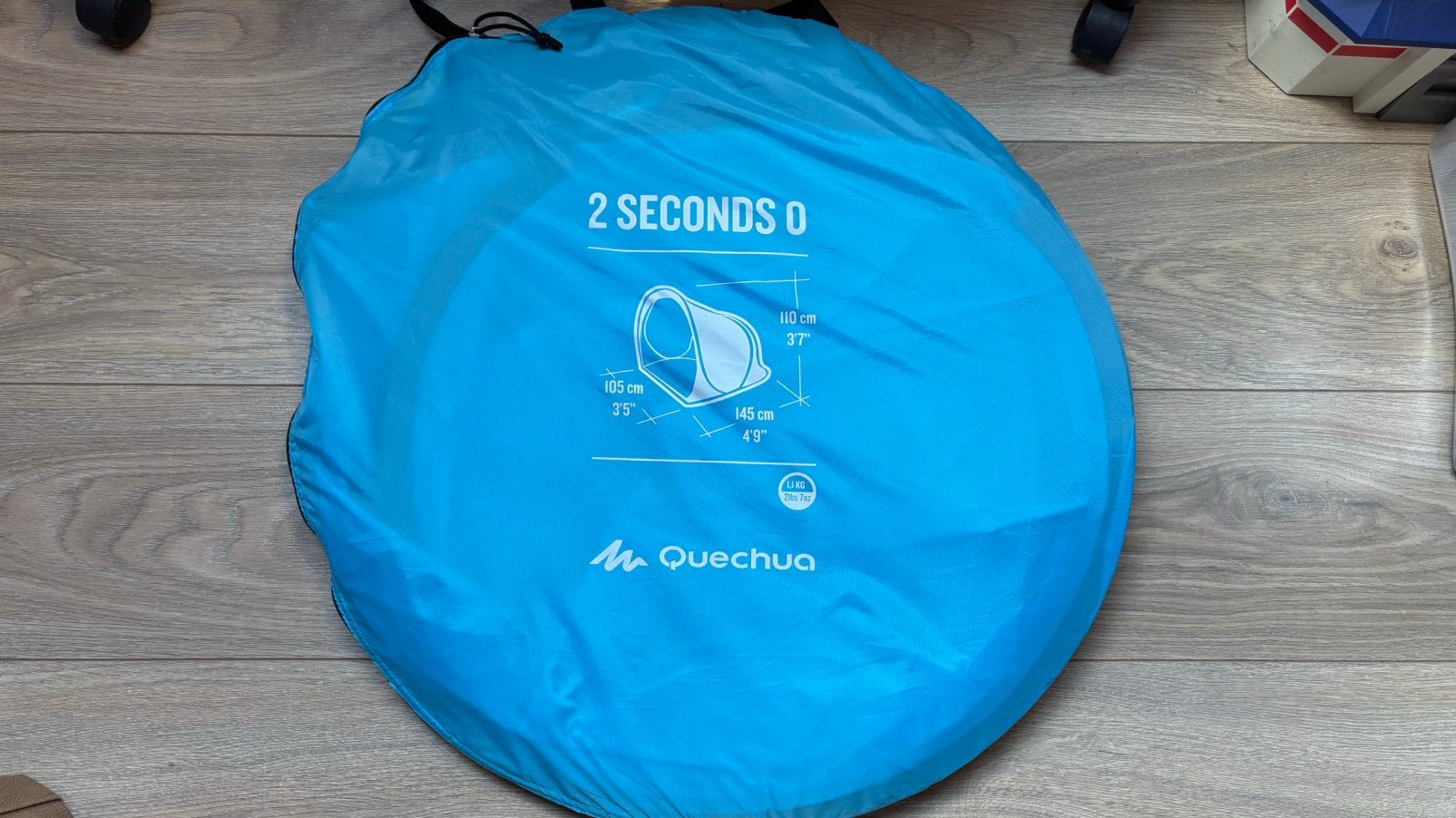 Pop-up UV-werende tent 2 seconds 0 Quechua Decathlon, Caravans en Kamperen, Ophalen, Zo goed als nieuw