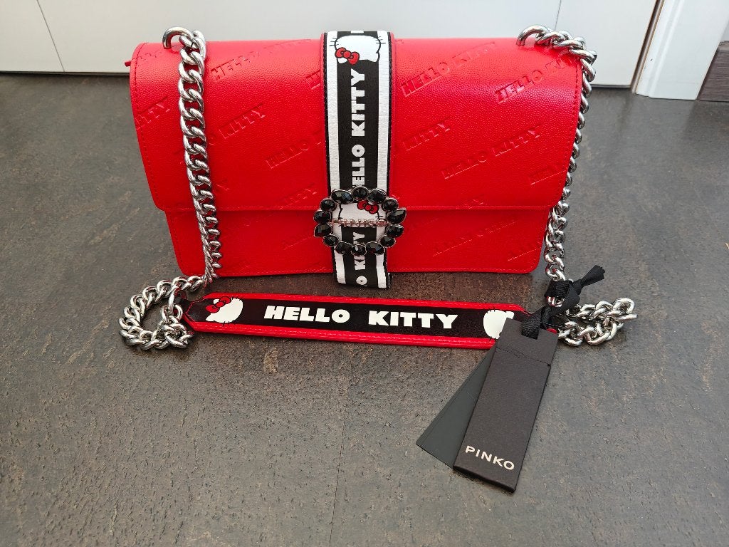 Pinko x Hello Kitty handtas schoudertas, Ophalen of Verzenden, Nieuw, Rood, Handtas