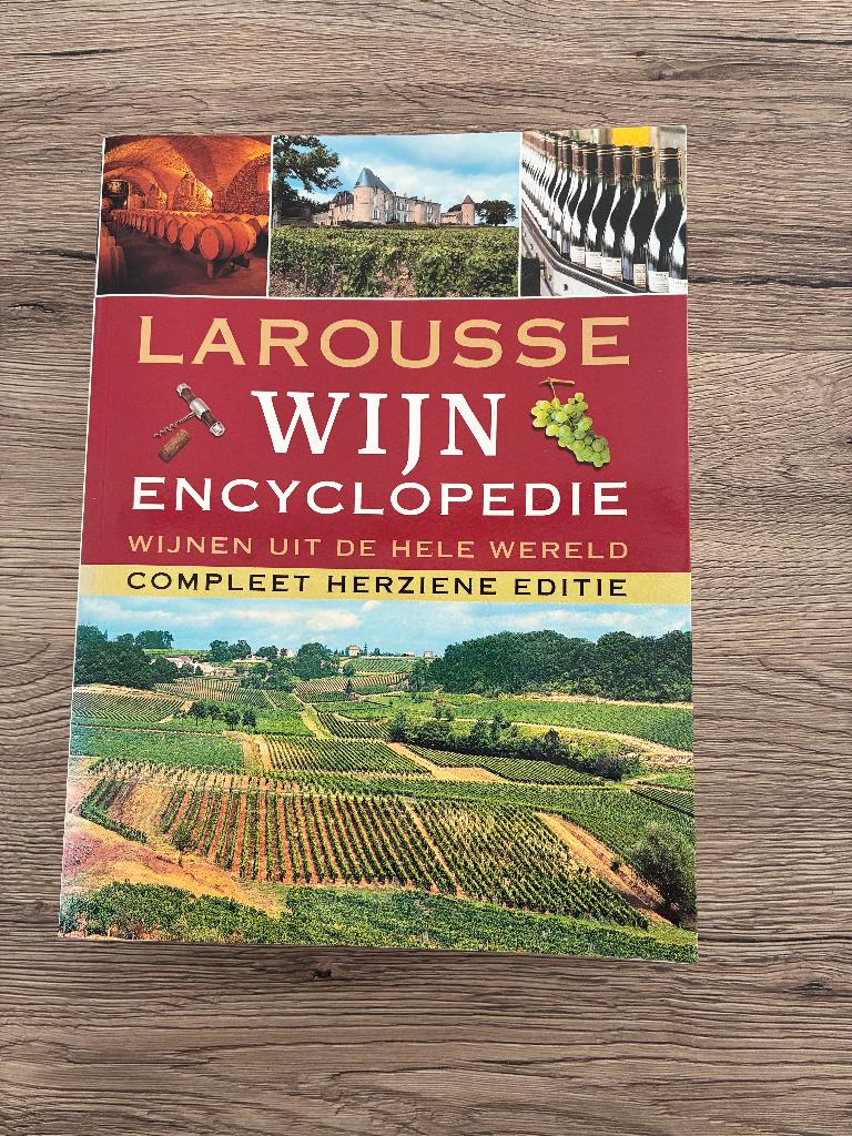 LAROUSSE WIJN ENCYCLIPEDIE - gratis levering na afspraak, Boeken, Encyclopedieën, Zo goed als nieuw, Complete serie, Overige onderwerpen