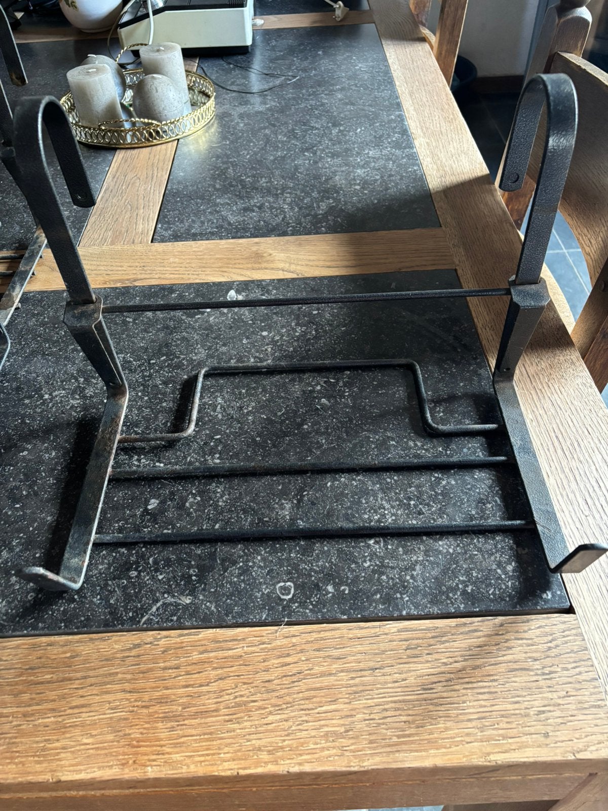 3 supports de jardinière de balcon en métal, Jardin & Terrasse, Enlèvement ou Envoi, Comme neuf, Métal, Balcon