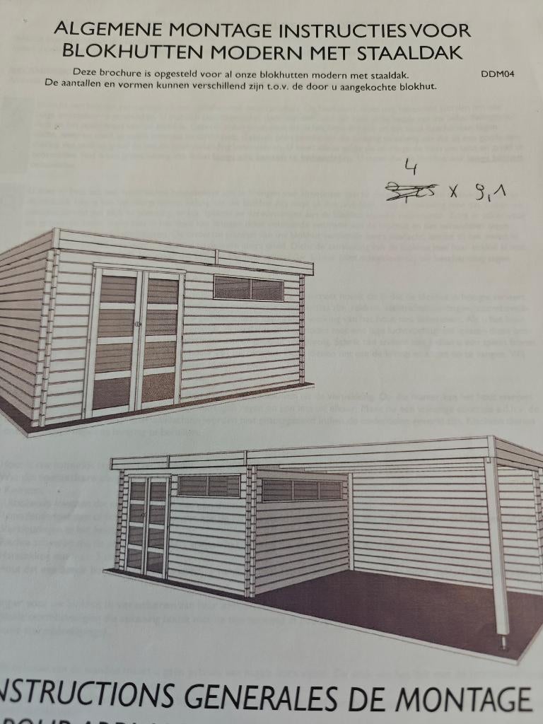 tuinhuis, Ophalen, 200 tot 400 cm, Nieuw, 500 cm of meer