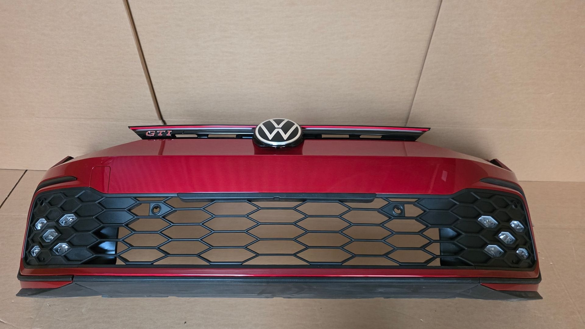 Voorbumper VW Golf 8 VIII GTI GTD GTE 4xPDC 5H0807221G, Gebruikt, -, Ophalen of Verzenden, Bumper
