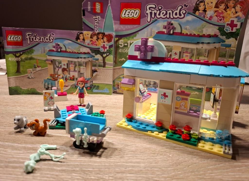Lego Friends 41085 Dierenkliniek - Mia kat - hond, Ophalen, Lego, Friends