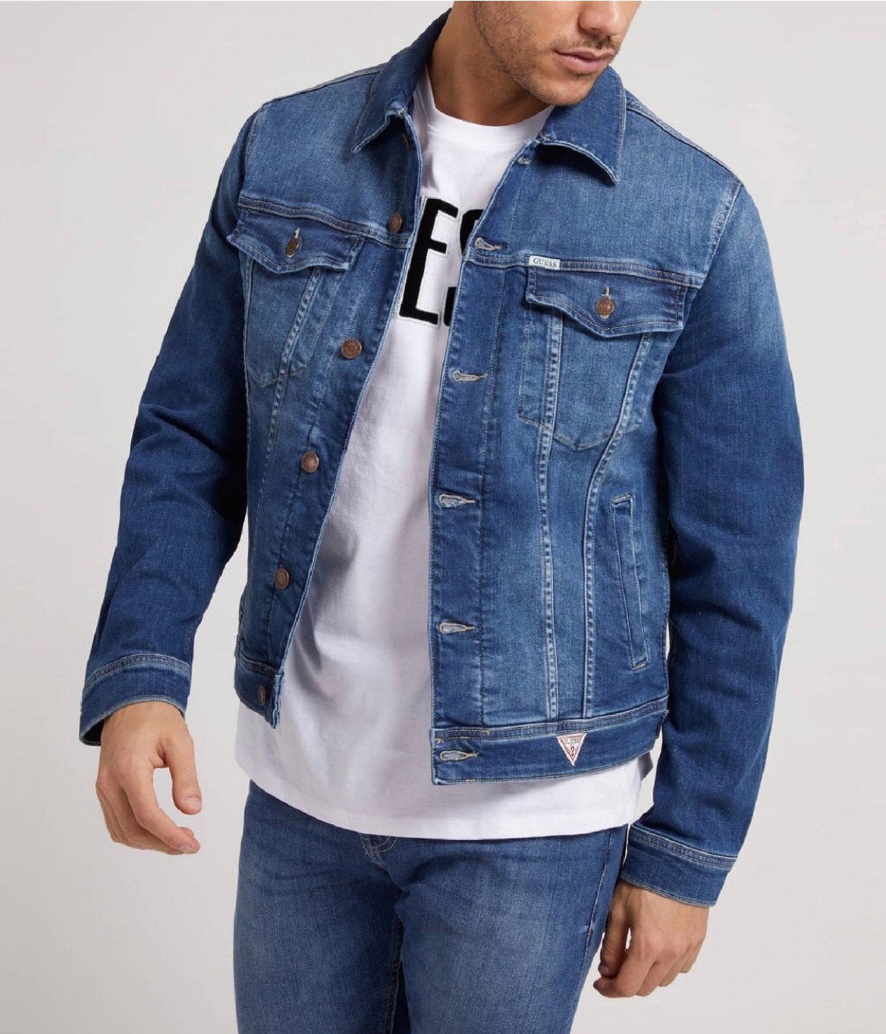 Guess Jeansjas maat XL - Nieuw., Enlèvement ou Envoi, Comme neuf, Taille 56/58 (XL)