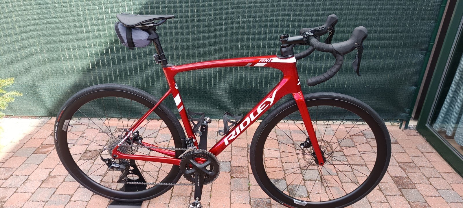 Ridley Fenix taille M 56 cm. Rouge métallisé., Autres marques, Comme neuf, Enlèvement, 53 à 57 cm