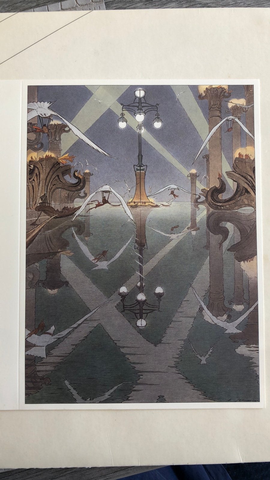 Dessin de François Schuiten 1991 rare, Comme neuf