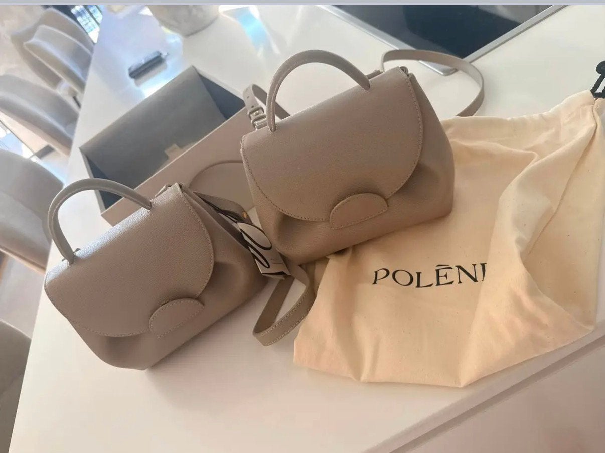 Sac polene en cuir, Handtassen en Accessoires, Tassen | Schoudertassen, Beige, Nieuw, Leer, Ophalen