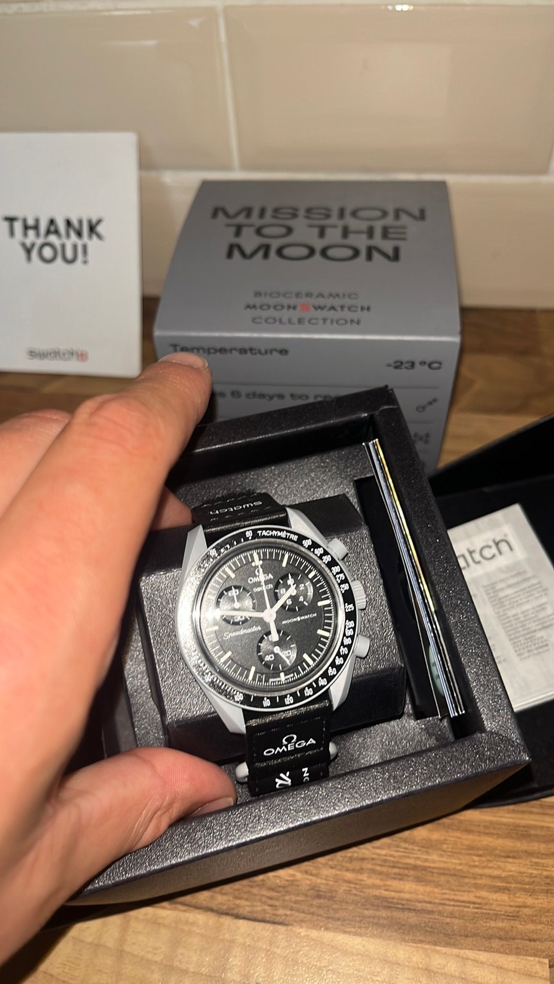Swatch x Omega MoonSwatch Mission to the Moon (Nieuw), Bijoux, Sacs & Beauté, Envoi, Neuf, Omega