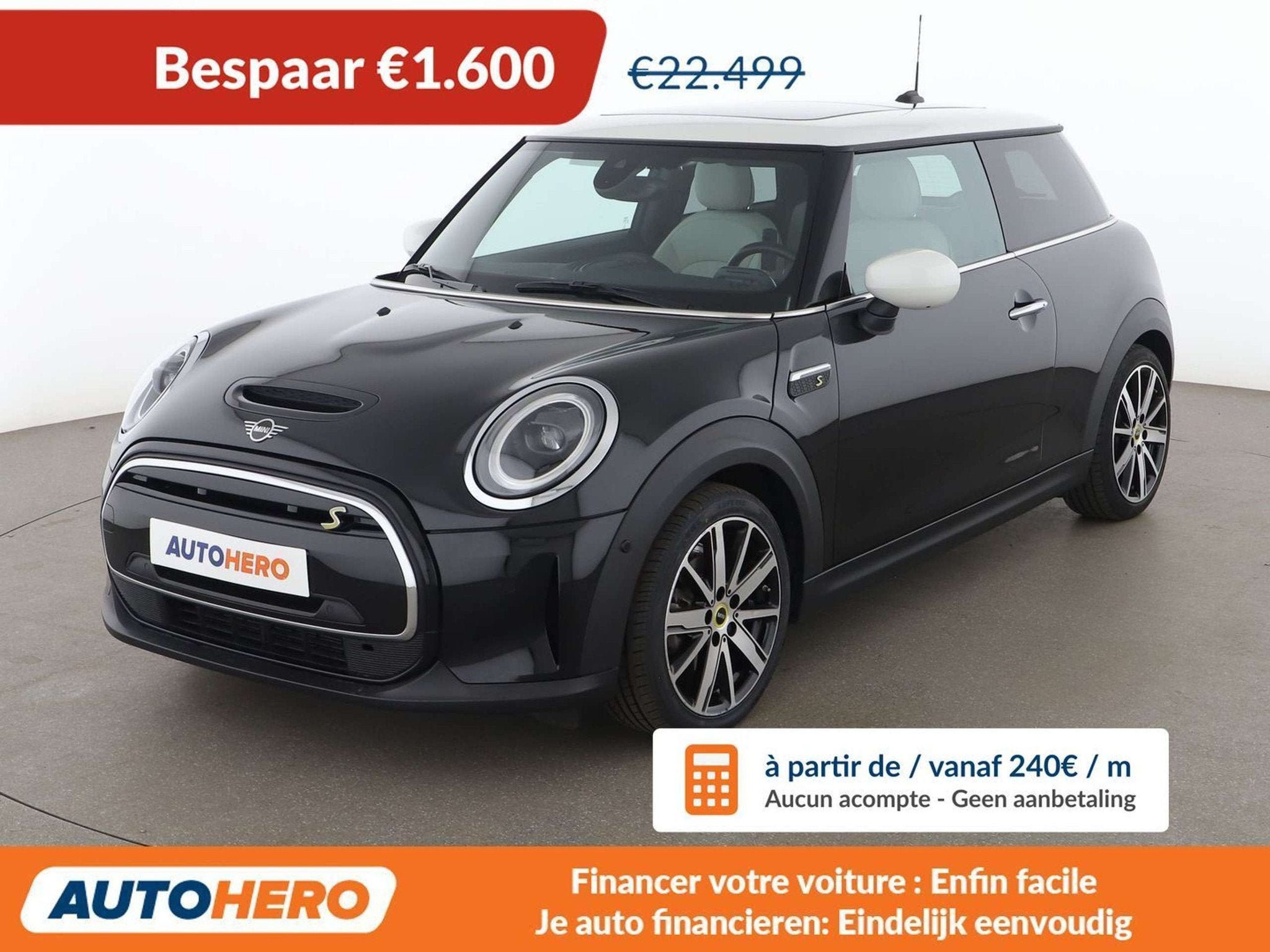 MINI Cooper SE Cooper SE Classic Trim (automatique), Cuir, Achat, 1440 kg, Détection des panneaux routiers