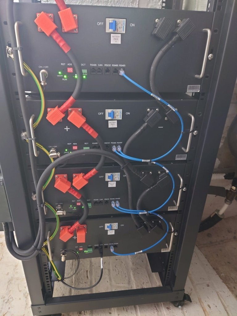 4 x Thuisbatterij 51,2V / 100Ah - 400Ah/ 5 - 20kWh, Electroménager, Enlèvement, Comme neuf