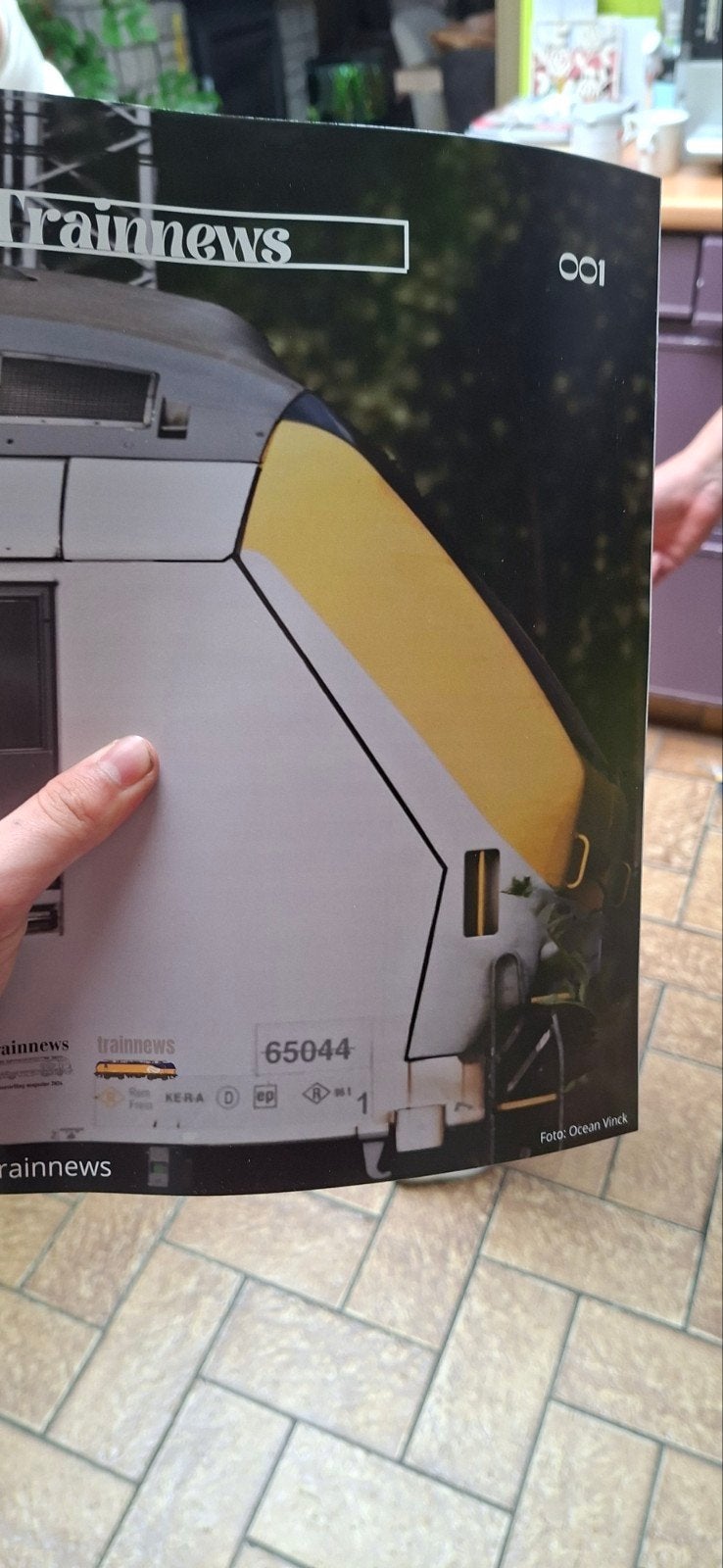 Trainnews magazine en postkaart, Ophalen of Verzenden