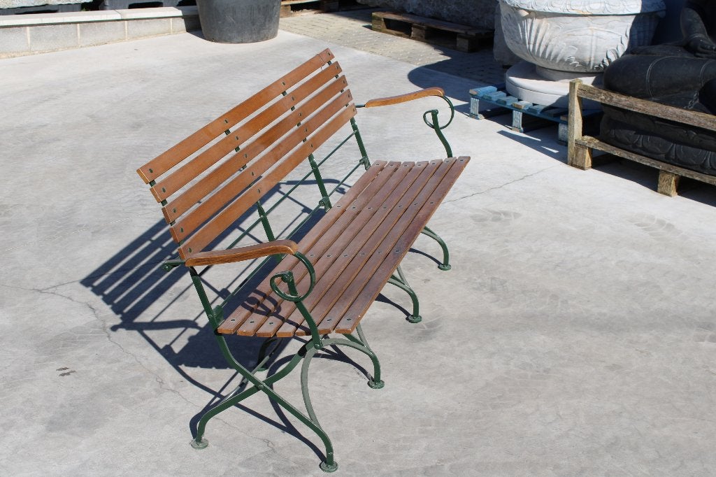 banc de jardin en fer forgé plein avec accoudoirs ., Enlèvement, Neuf