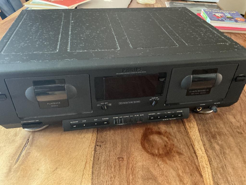 Cassettedeck Philips, Audio, Tv en Foto, Ophalen, Dubbel, Philips