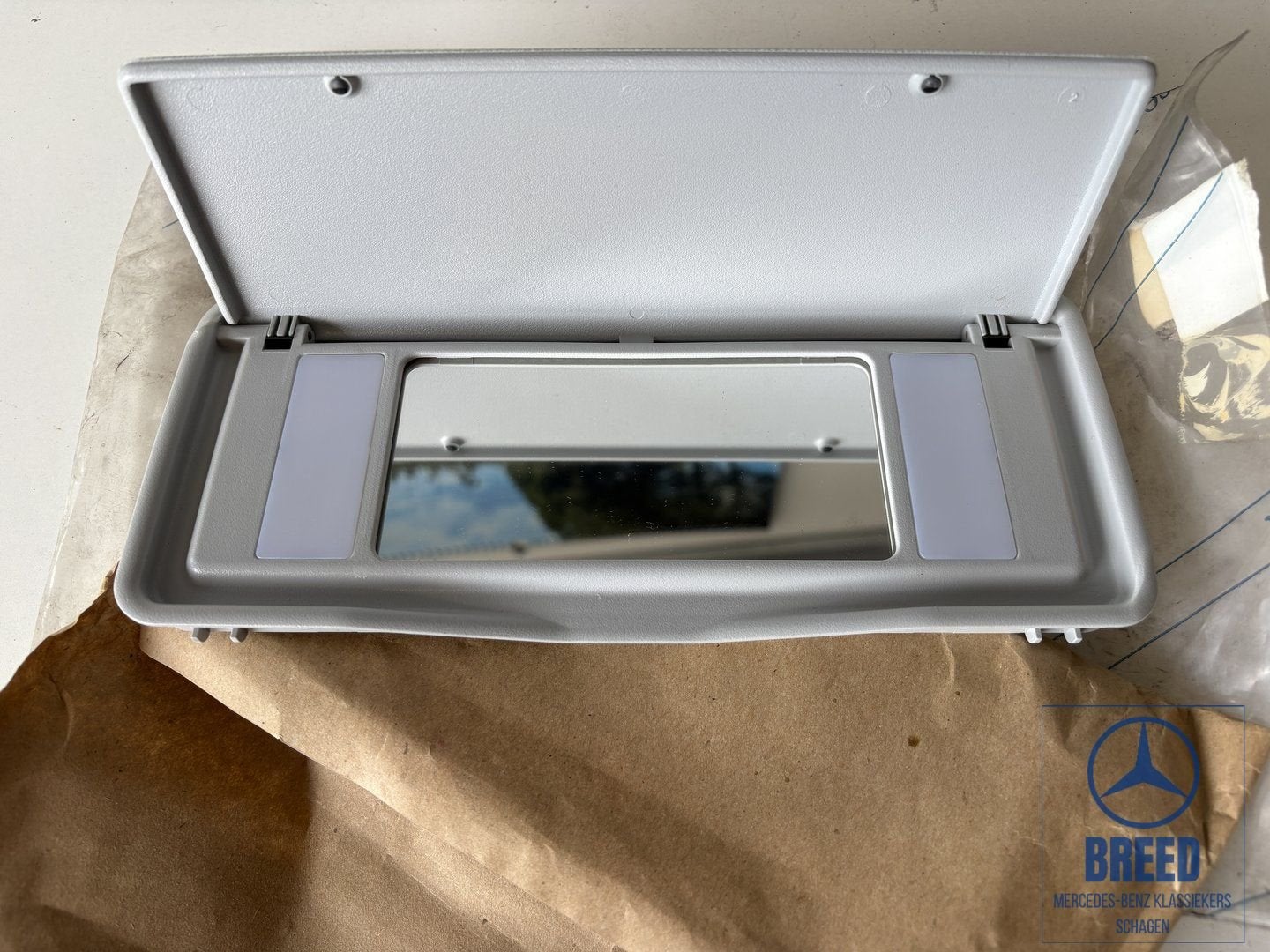 NOS schminkspiegel grijs voor Mercedes-Benz W210 E-Klasse, Auto-onderdelen, -, Nieuw, Ophalen of Verzenden, -