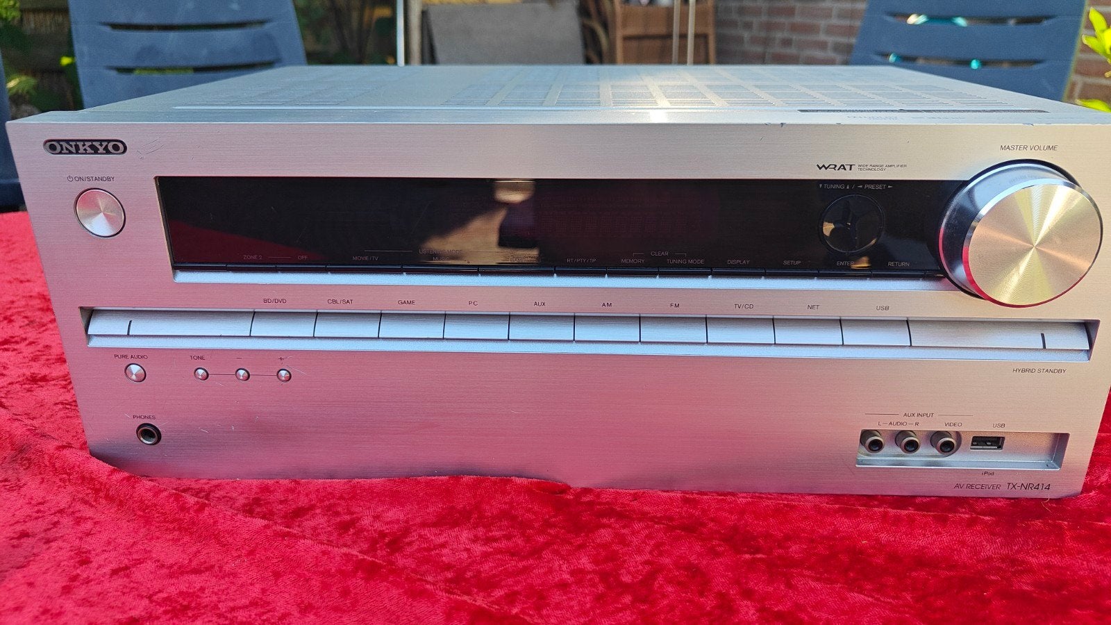 Onkyo Receiver/versterker TX-NR 414 met bluetooth, Ophalen of Verzenden