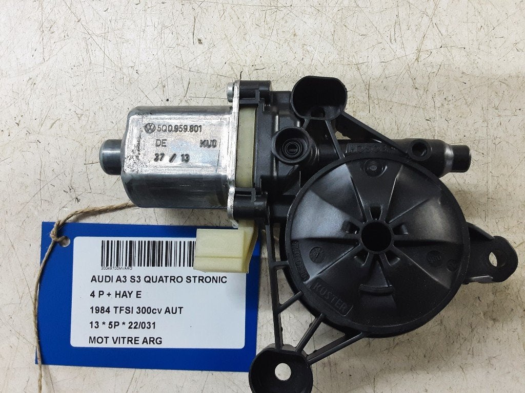 MOTEUR LEVE VITRE ELECTRIQUE ARRIÈRE GAUCHE (5Q0959801), Utilisé, Arrière, Audi