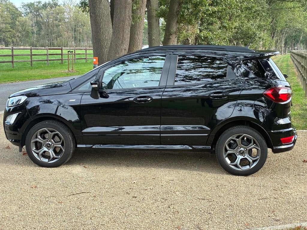 Ford Ecosport ST-Line. Ecoboost Automaat! Full option., Auto's, Dealer onderhouden, Ecosport, Alcantara, Zwart