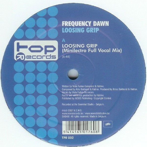 Frequency Dawn - Loosing Grip, Ophalen of Verzenden, Zo goed als nieuw, 12 inch, House