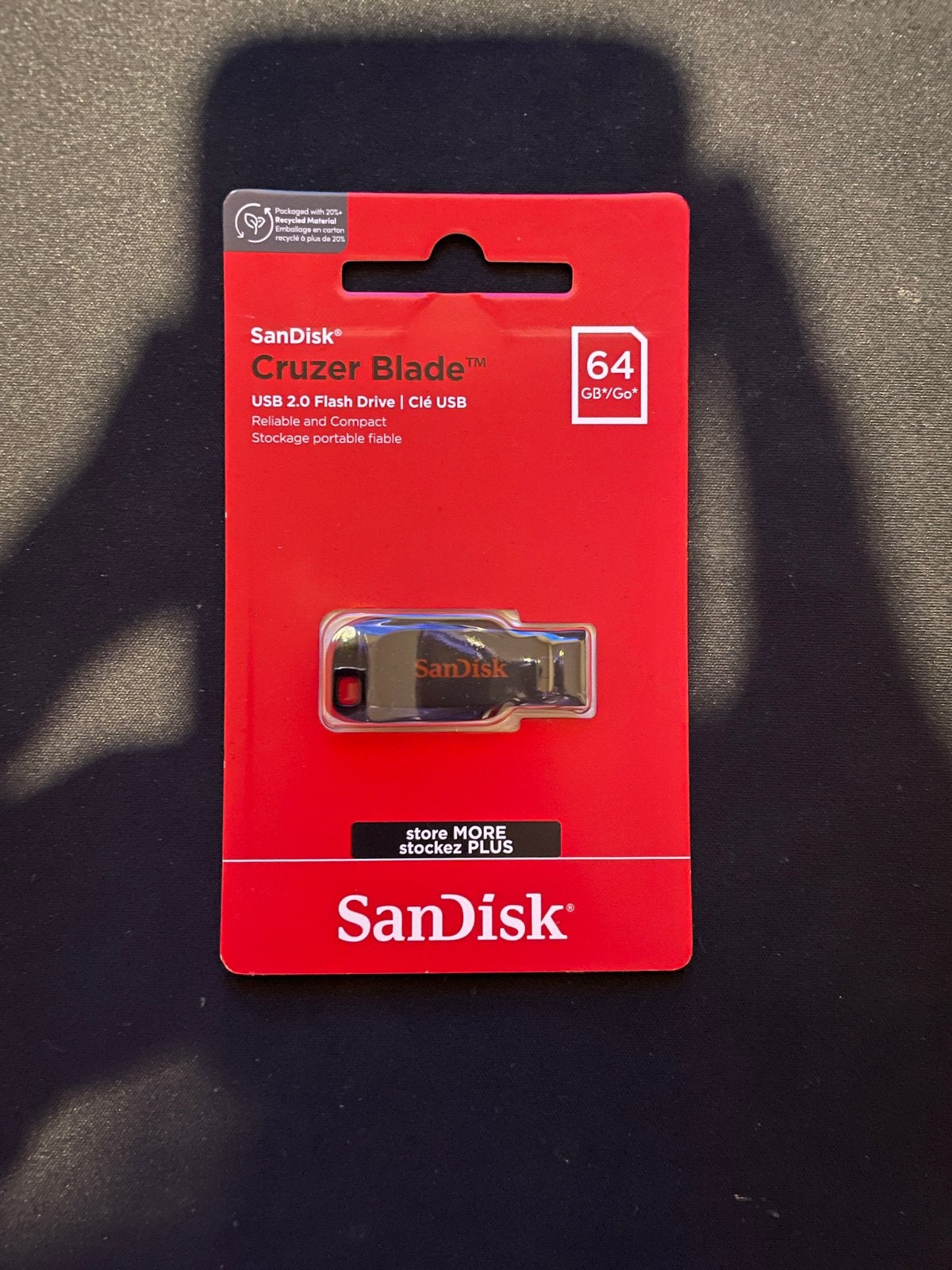 SanDisk 64 Go 2.0 USB, Enlèvement, Neuf, 64 GB
