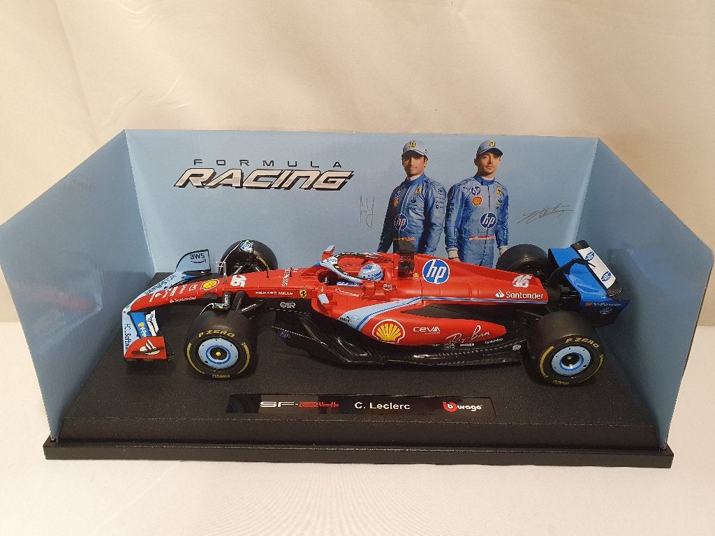 Charles Leclerc Ferrari SF-24 GP de Miami 2024 Buburago 1:18, Enlèvement ou Envoi, Neuf, Voiture, Burago