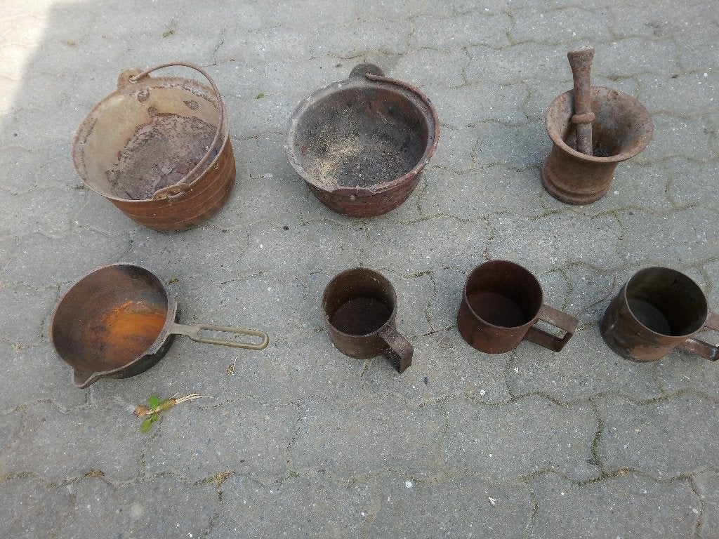 vintage ustensiles en fer, Enlèvement