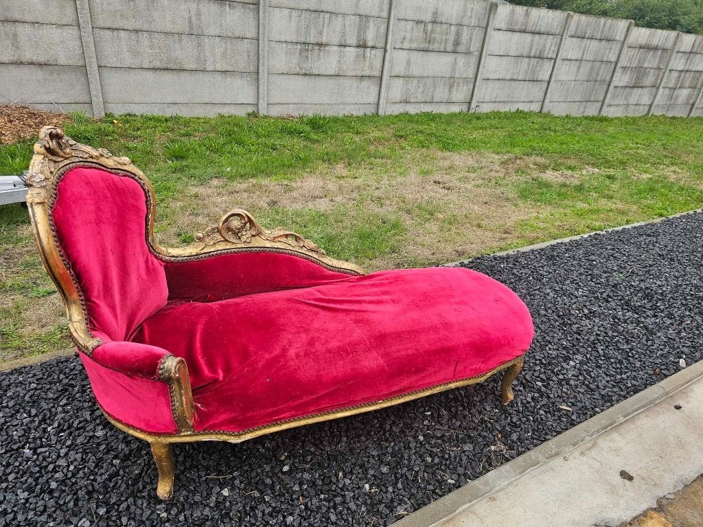 Chaise longue baroque, Enlèvement, Utilisé, Bois