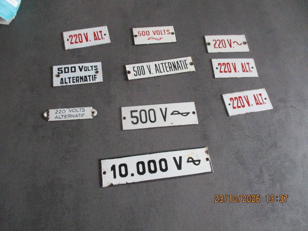 plaque emaillee, Antiquités & Art, Enlèvement ou Envoi