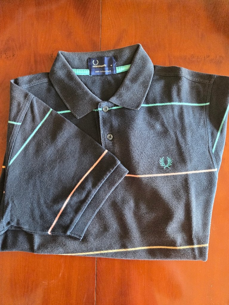 fred perry, Kleding | Heren, Ophalen of Verzenden, Zo goed als nieuw, Maat 52/54 (L), Blauw