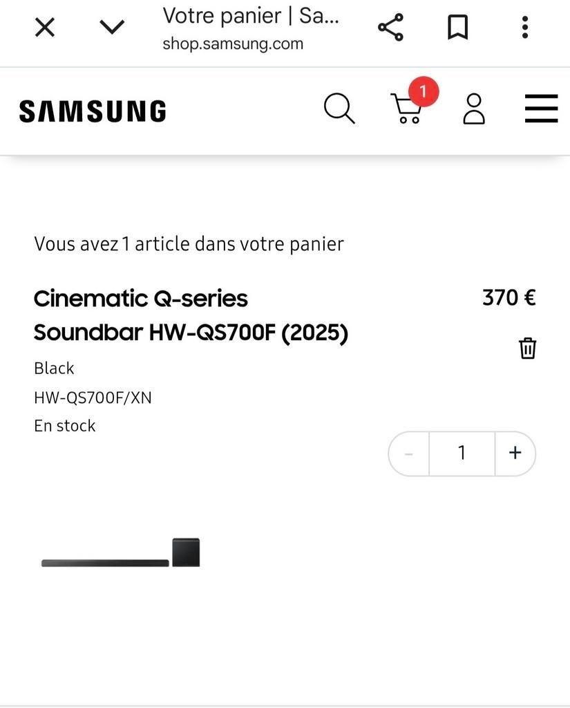 Barre de son Q-Symphony excellent !, Neuf