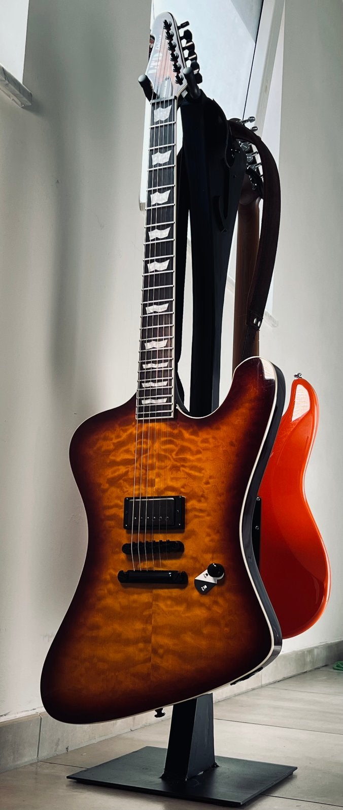 ESP LTD Phoenix 1001 QM tobacco sunburst, Enlèvement, Comme neuf