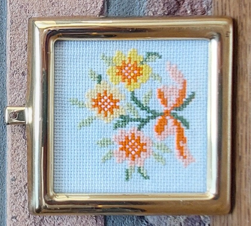 3 beaux objets d'artisanat - Cadre inclus, 9 cm, Autres styles, Objet de décoration, Multicolore