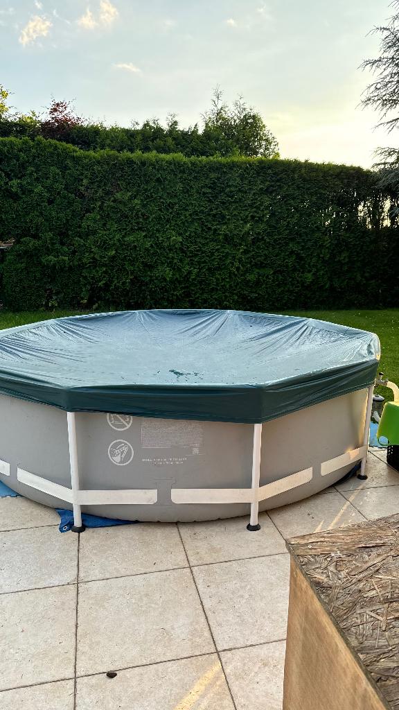 Piscine hors sol, Jardin & Terrasse, Piscines, 200 à 400 cm, Rond, Enlèvement, Utilisé