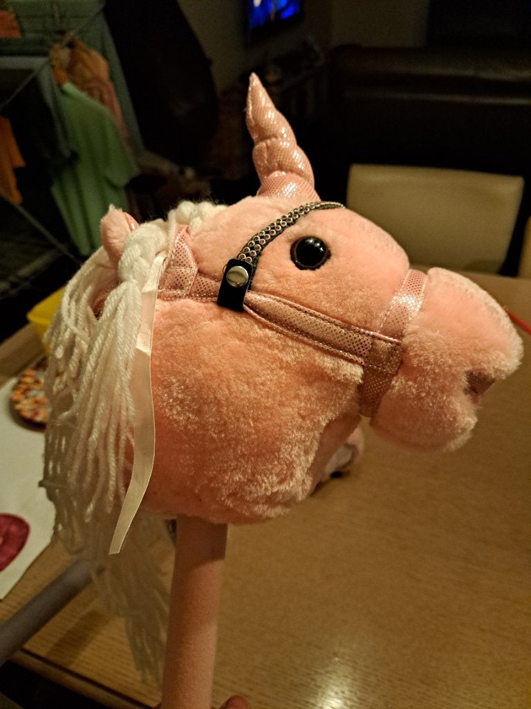 Stokpaard, 2 unicorns, Kinderen en Baby's, Ophalen of Verzenden