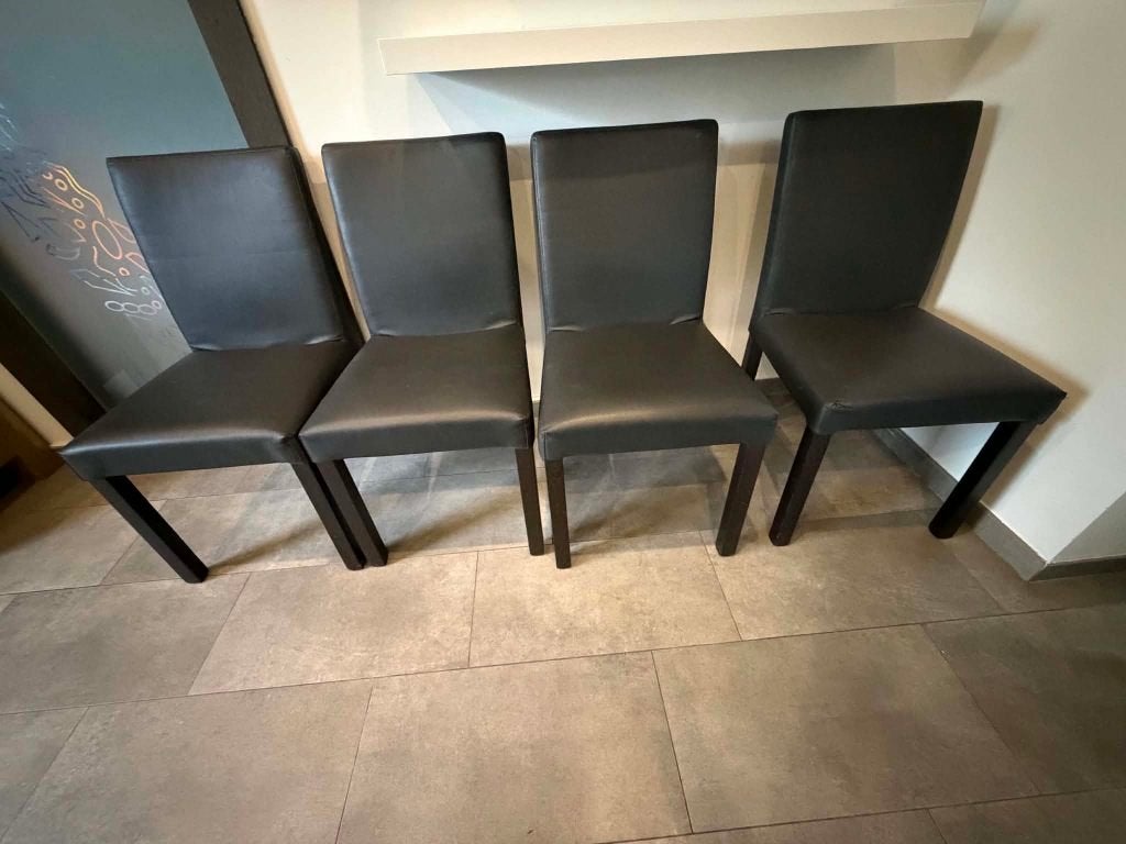 Lot de 4 chaises, Maison & Meubles, Enlèvement, Utilisé, Bois, Quatre