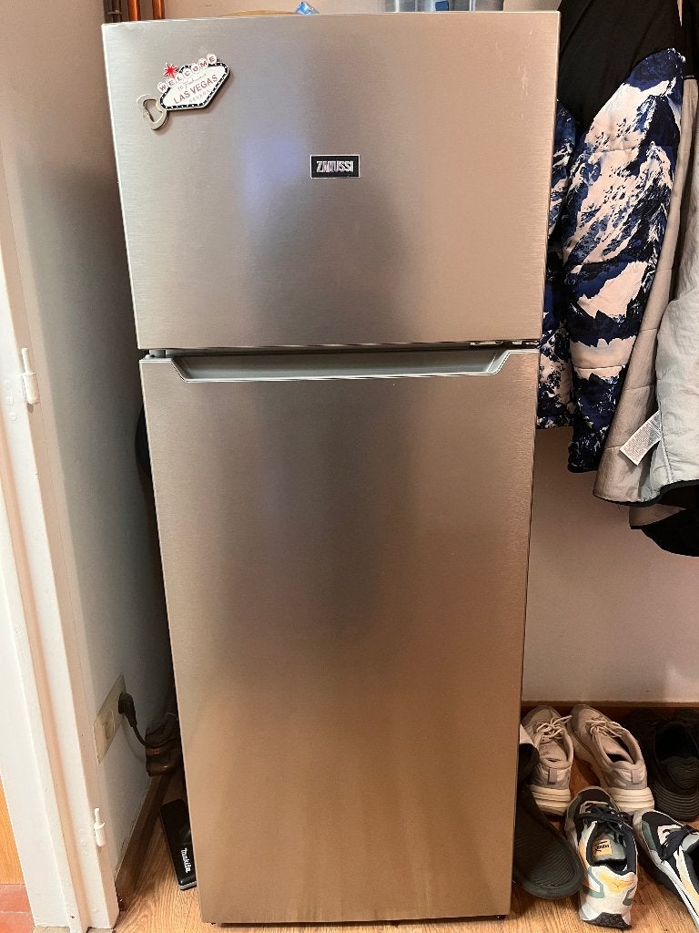 Réfrigérateur Zanussi, Electroménager, 120 à 140 cm, Avec compartiment congélateur, Enlèvement, Utilisé