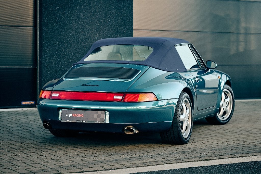 Porsche 993 Carrera 2 cabrio manuele 6-vit, Auto's, Achterwielaandrijving, Zwart, Overige kleuren, Cabriolet