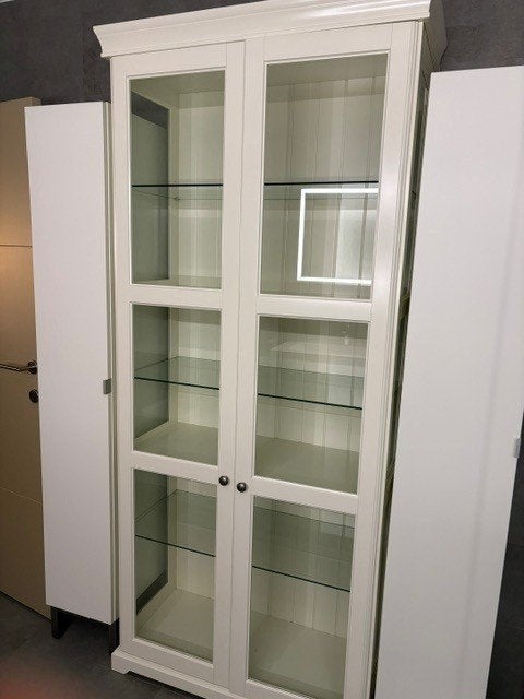 Vitrine kast Ikea, Ophalen, 200 cm of meer, 50 tot 100 cm, Zo goed als nieuw