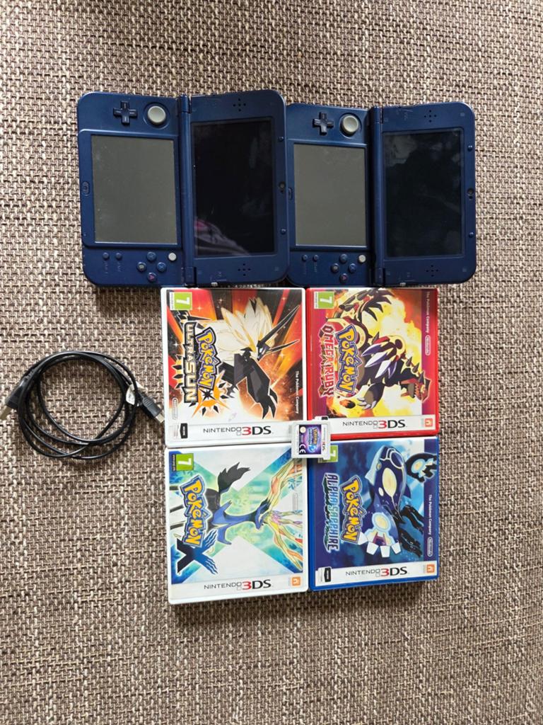 2x Nintendo 3DS XL + Pokémon games, Ophalen of Verzenden, 3DS