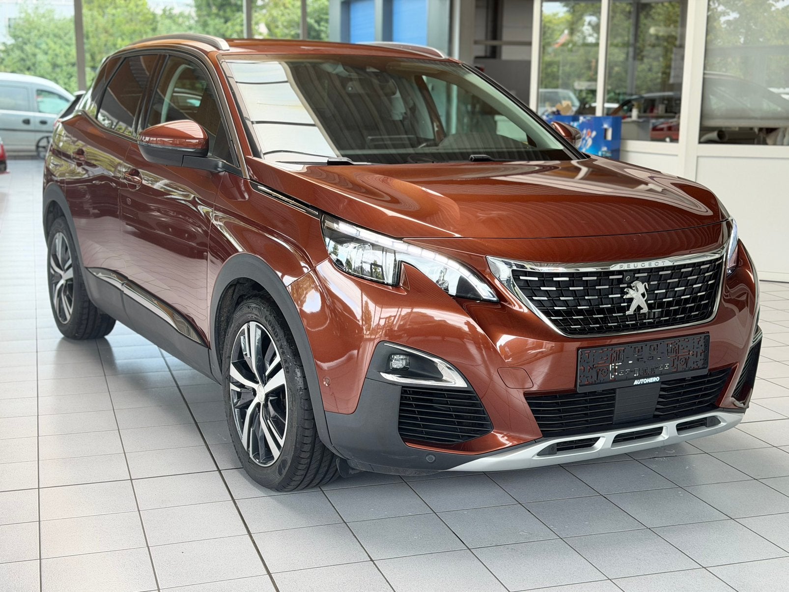 PEUGEOT 3008/ BENZINE/AUTOMAAT/CAMERA, Auto's, Peugeot, Automaat, 1199 cc, Bruin, Leder en Stof