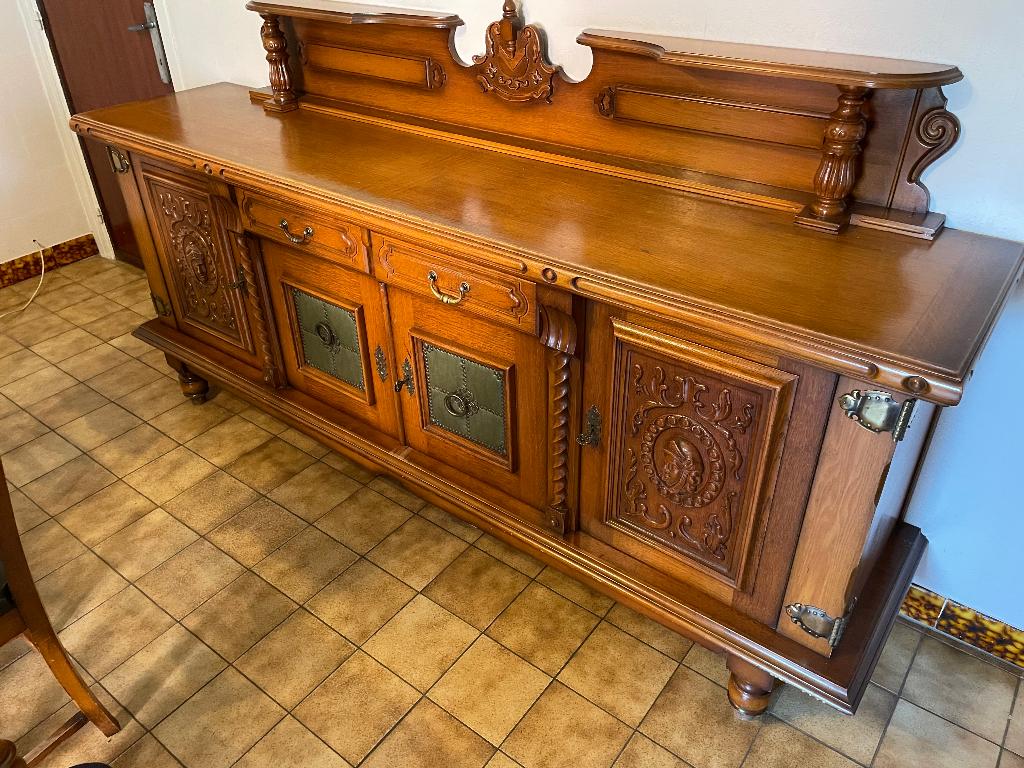 eiken meubels kasten-tafel-stoelen, Ophalen, Gebruikt